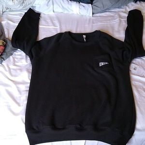 Black Sweater. Known Supply/Krochet Kids. NEW